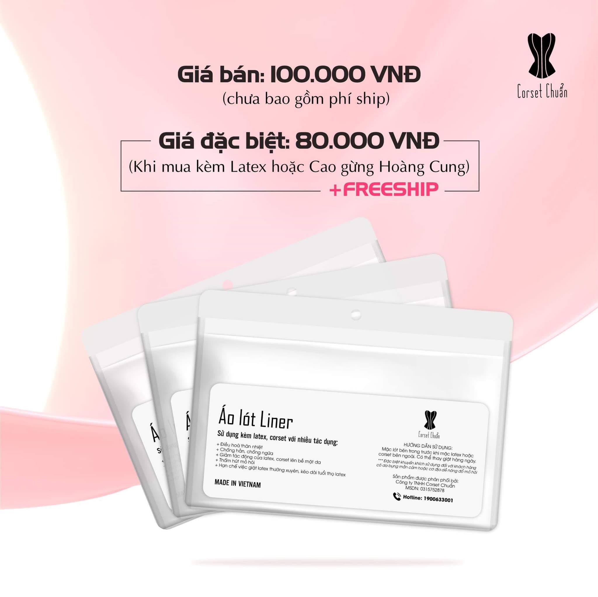 Giá Bán Áo Lót Liner Bao Nhiêu